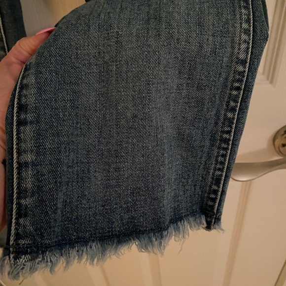 Madewell 10” High Riser Demi Boot Frayed Hem Jeans - Picture 5 of 16